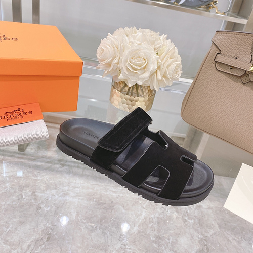 Hermes Spring and Summer New Product Walking Show Bolken Old Slipper Men and Women Same couple shoes 35-45-f15649ff